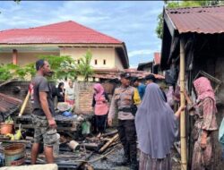 Gara-gara Santan Kelapa, Rumah Seorang Nenek di Pekkabata Hangus Dilalap Api