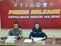 Di bawah kepemimpinan kasat resnarkoba japaruddin Polres Majene, BERHASIL Ungkap Dua Kasus Peredaran Sabu, Lima Tersangka Diamankan