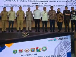 BPK Sulbar Serahkan LHP, Pemkab Majene Kembali Sabet Opini Tertinggi