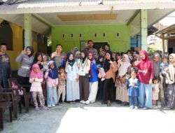 Kanit regident Polres Majene Bersama KOHATI dan KOPRI Gelar Bakti Sosial untuk Cegah Stunting